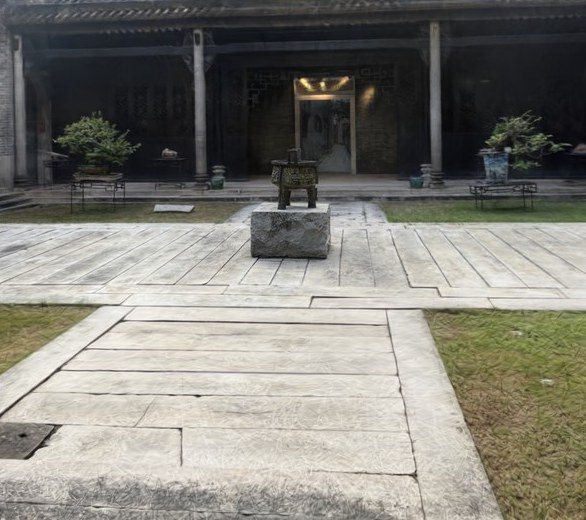 宗祠天井的数字化复原画面